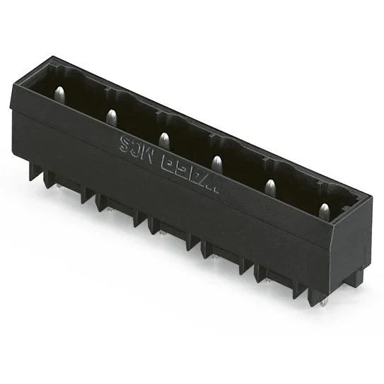 WAGO GmbH & Co. KG - Leiterplattensteckverbinder THR - Stiftleiste Lötstift 231 - 23#4045454900854 1,0x1,0,gerade,sw − 100 Stück