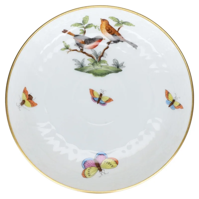 Untertasse für Kaffee klein Modell 1707 Motiv D Herend Ungarn Rothschild