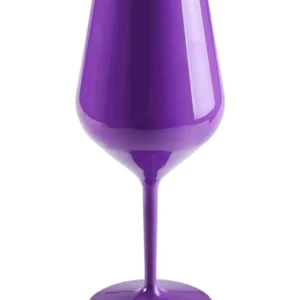 Weinglas aus Plastik in Violett 47 cl
