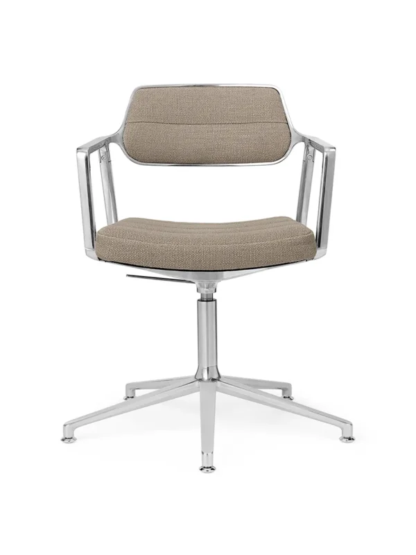 VIPP453 Swivel+ Chair, dark sand Textil von Vipp