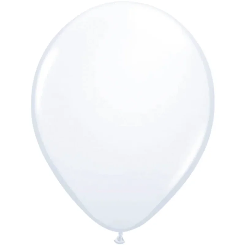 Witte Metallic Ballonnen 30cm - 10 stuks van Folat koop je bij Partywinkel