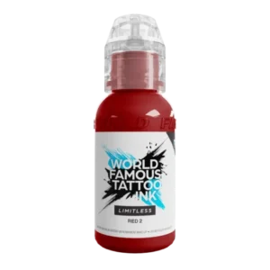 World Famous Limitless Red 2 – 30 ml | REACH-konforme Premium Tattoofarbe