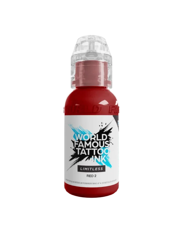 World Famous Limitless Red 2 – 30 ml | REACH-konforme Premium Tattoofarbe